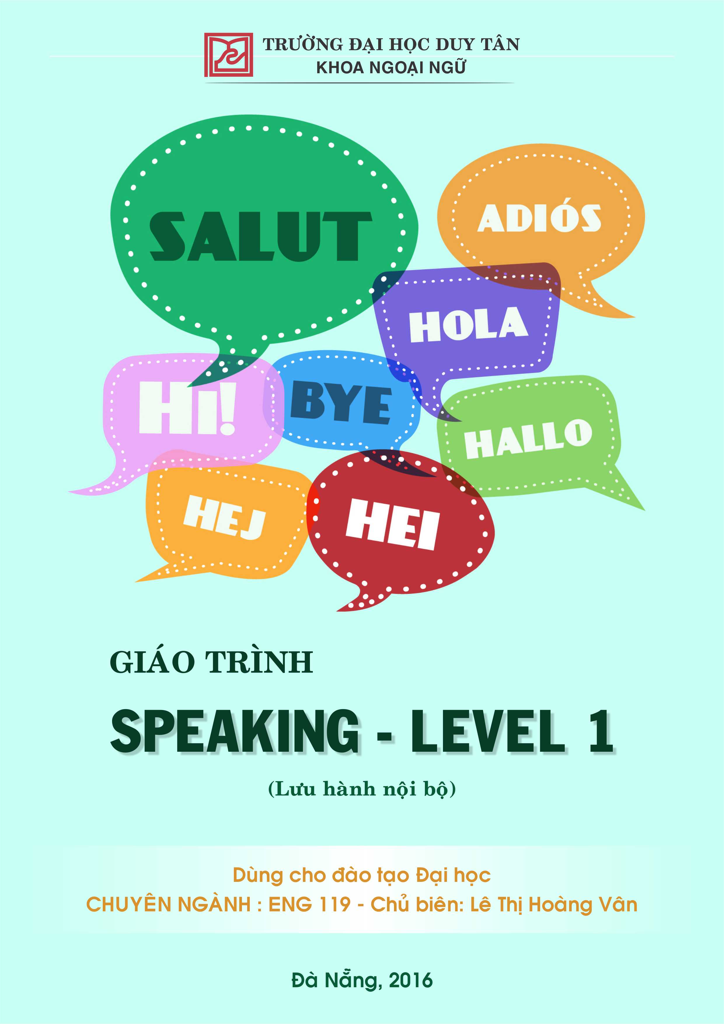 Speaking - Level 1