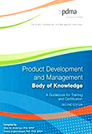 Product development and management : body of knowledge : a guidebook for training and certification