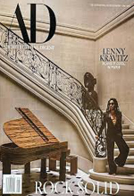 Architectural digest magazine : Lenny Kravitz plays it cool in Paris