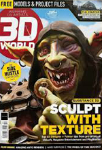 3D world : sculpt with texture